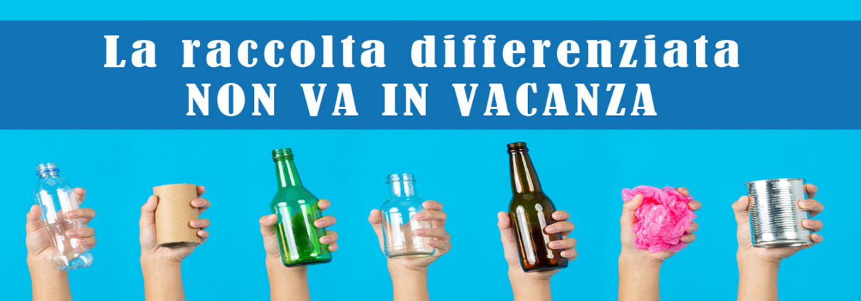 , LA RACCOLTA DIFFERENZIATA NON VA IN VACANZA, Gelsia Ambiente, Gelsia Ambiente
