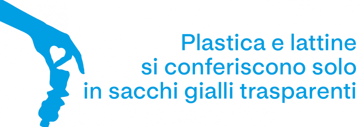 , CUSANO MILANINO: PLASTICA E LATTINE SI CONFERISCONO SOLO IN SACCHI GIALLI TRASPARENTI, Gelsia Ambiente, Gelsia Ambiente