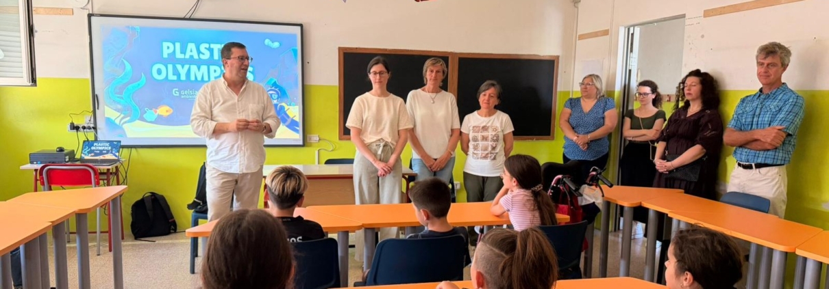 , Educazione ambientale 2025-2026: oltre 6.800 studenti coinvolti e premiate le classi vincitrici del concorso &ldquo;Plastic Olympics&rdquo;, Gelsia Ambiente